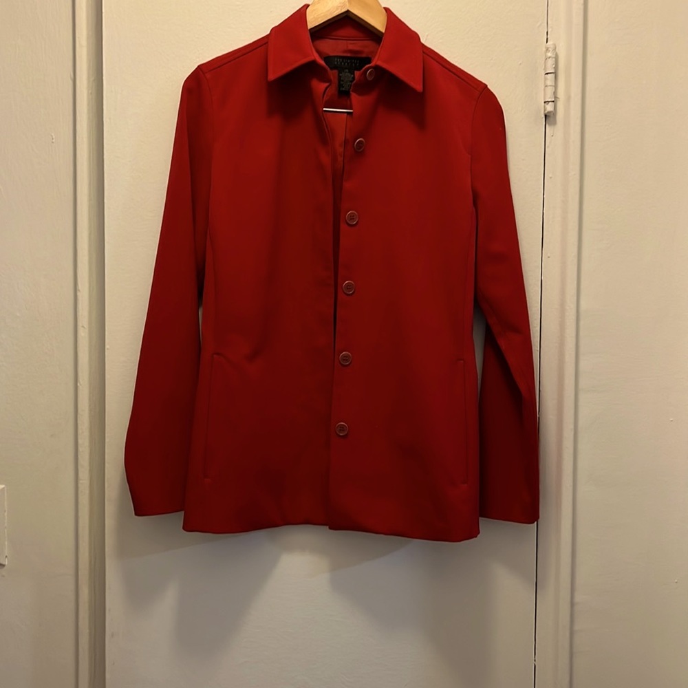 The Limited Stretch red suit jacket XS